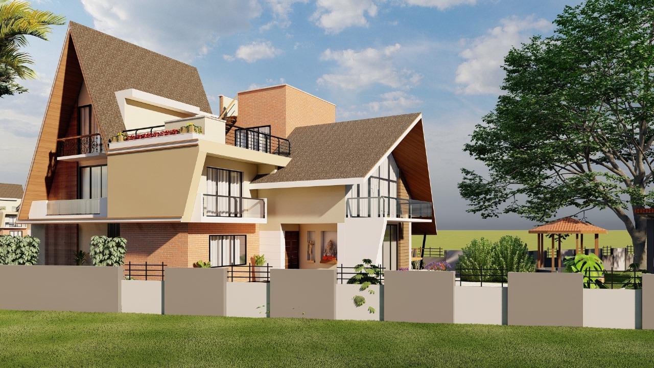 Modern Attic Design at Sakhu